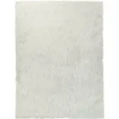 Tapis.nl Hoogpolig tapijt Glamorous wit 60x100 cm