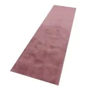 Tapis.fr Zacht kleed Solina bessenkleuren 80x300 cm