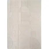 Tapis.fr Modern tapijt Sumo crème 200x290 cm