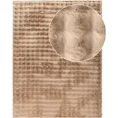 Tapis.fr Vachtkleed Arnia beige 60x100 cm