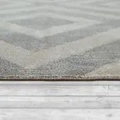Tapis.fr Binnen- en buitenkleed Saga wit 160 cm rond