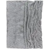 Tapis.fr Zachte deken Arnia grijs 200x240 cm