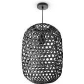 Tapis.fr Hanglamp Vina zwart