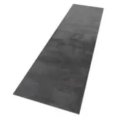 Tapis.fr Zacht kleed Solina antraciet 80x300 cm