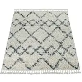 Tapis.fr Hoogpolig tapijt Nadori beige 120x170 cm