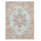 Tapis.fr Binnen- en buitenkleed Torino turquoise 60x100 cm