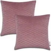 Tapis.fr Kussensloop Chino rood 45x45 cm, 2 stuks