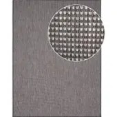 Tapis.fr Binnen- en buitenkleed Navona antraciet 120x160 cm