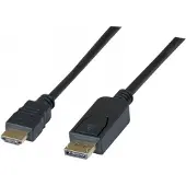 Exertis Connect 128164-HY video kabel adapter 3 m DisplayPort HDMI Zwart
