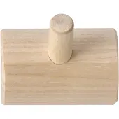 1898 Allsarp kapstokje 1 knop Berken