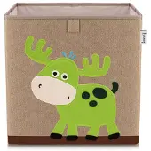 Lifeney Opbergdoos van stof voor kinderen "hert", compatibel met Ikea Kallax