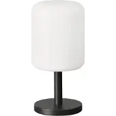 FH Lighting Volterra Pro LED oplaadbare tafellamp, IP54, RGBW, afstandsbediening Pro, dimbaar, wit / opaal, metaal, Modern