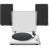 Kanto Audio Kanto OBI3 Turntable with Kanto Ora Speakers Matte White