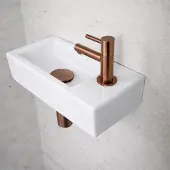 Wiesbaden Fonteinset glans wit color brons koper