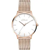 s.Oliver Analoog horloge rose-goud