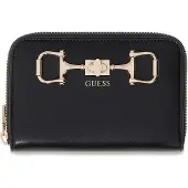 GUESS portemonnee Janie SLG Zip Around Wallet Black zwart
