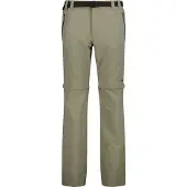 CMP - Zip Off Stretch Pant - Afritsbroek 60, olijfgroen