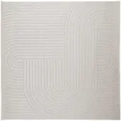 vidaXL Binnen- en buitenkleed PALMERAS Crème 240 x 240 cm Polyester
