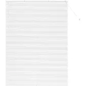 vidaXL Venetiaanse jaloezie Wit 220 x 160 cm 25 mm Aluminium