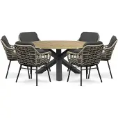 Coco Antoni/Rockville 160 cm dining tuinset 7-delig