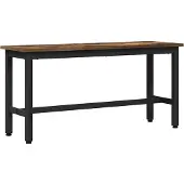 vidaXL Eetbank Rook Eiken 100 x 32,5 x 48,5 cm