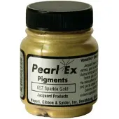 Jacquard pigment speelgoed Pearl Ex 21 gr Glinster Goud creatief.