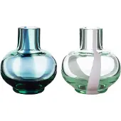 Marimekko Mini vaas 2-delig Light green-dark green-pink