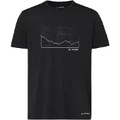 Vaude - Tekoa Wool T-Shirt - Merinoshirt M, zwart