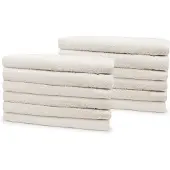 Eleganzzz Badstof Badlaken 100% Katoen 70x140cm - ivory - Set van 12