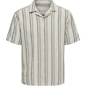 Only & Sons Overhemd 'ONSTrev' crème / taupe / kaki / olijfgroen