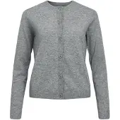 Object Gebreid vest 'THESS' grijs gemêleerd