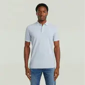 G-Star Shirt 'Dunda Overdyed Slim Polo' blauw