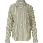 s.Oliver Red Label Blouse lichtgroen / wit