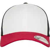 Flexfit Pet rood / zwart / wit