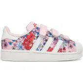 Adidas Sneakers 'Liberty London Superstar' petrol / rosa / rood / wit