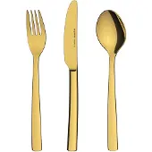 Berghoff LEO 3-delig bestekset Pure Gold - Goudkleurig -