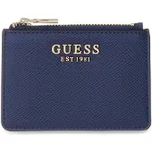GUESS kaarthouder Patsie SLG Credit Card Case Navy donkerblauw