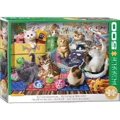 Eurographics Andrew Farley - Kittens Playtime Puzzel (500 stukjes)