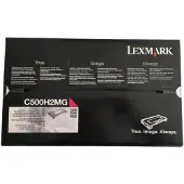 Lexmark C500H2MG toner magenta hoge capaciteit (origineel)