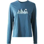 Columbia Functioneel shirt 'Ruby Springs' blauw / nachtblauw / lichtblauw / wit