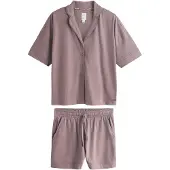 Next Korte pyjama bruin