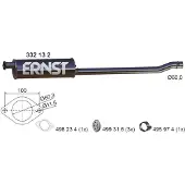 ERNST 332132 Uitlaat middendemper