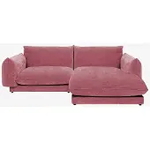 Sissy-Boy Countess 3-zits bank chaise longue rechts Artic Rosehip