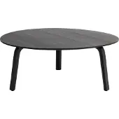 HAY Bella Salontafel Black Oak | Ø 80 cm x H 32 cm