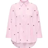 ONLY Blouse 'ONLNEW LINA' rosa / rood