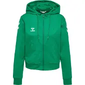 Hummel Sweatvest 'Go 2.0' grasgroen / wit