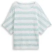 Tom Tailor Shirt mintgroen / wit