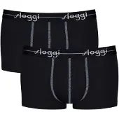 Sloggi Boxershorts zwart / wit