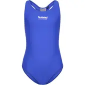 Hummel Sportieve badmode 'JR Solid' ultramarine blauw / wit