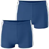 Schiesser Zwembroek ' Ocean Swim ' blauw / nachtblauw